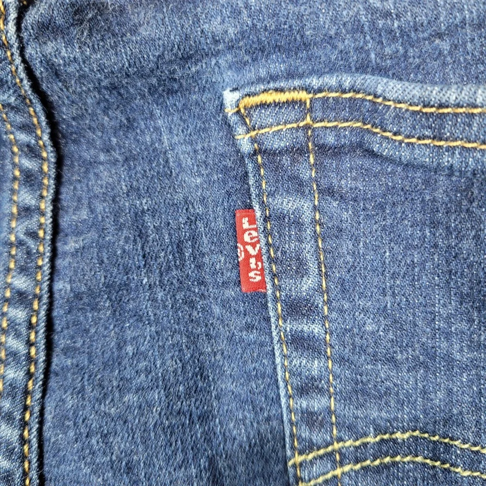 Levi's 541 Jeans Men 36x36 (Fits 36x33) Athletic Taper Stretch Dark Wash Denim